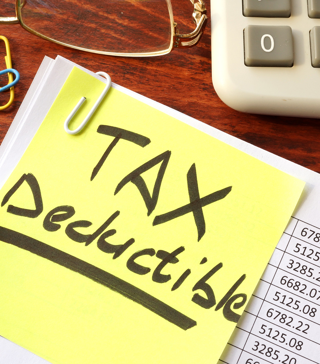 Tax Deductible - Bookkeeping services